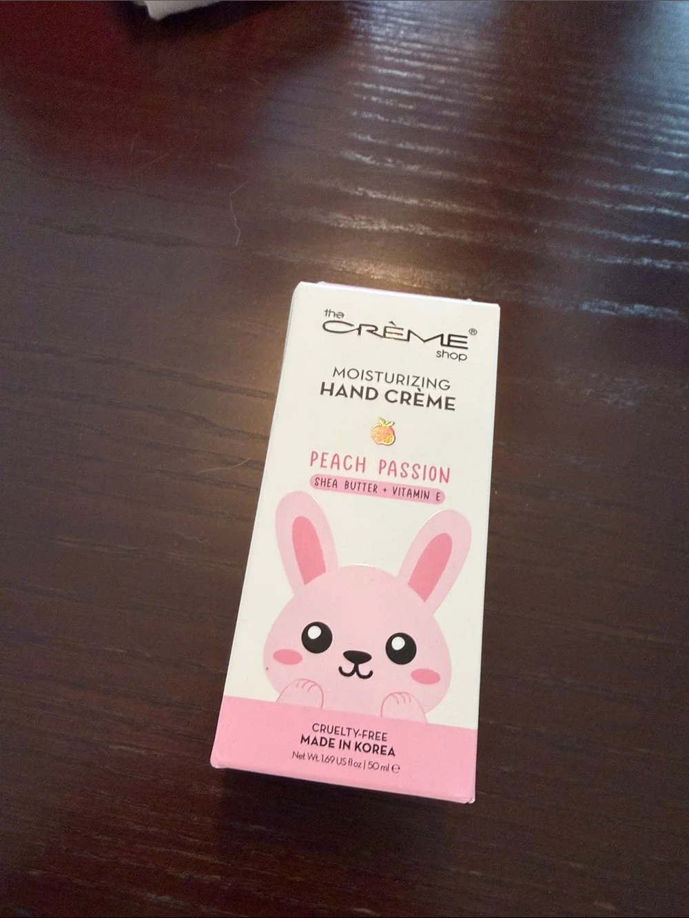 The Crème Shop Peach Passion Moisturizing Hand Crème — Pink